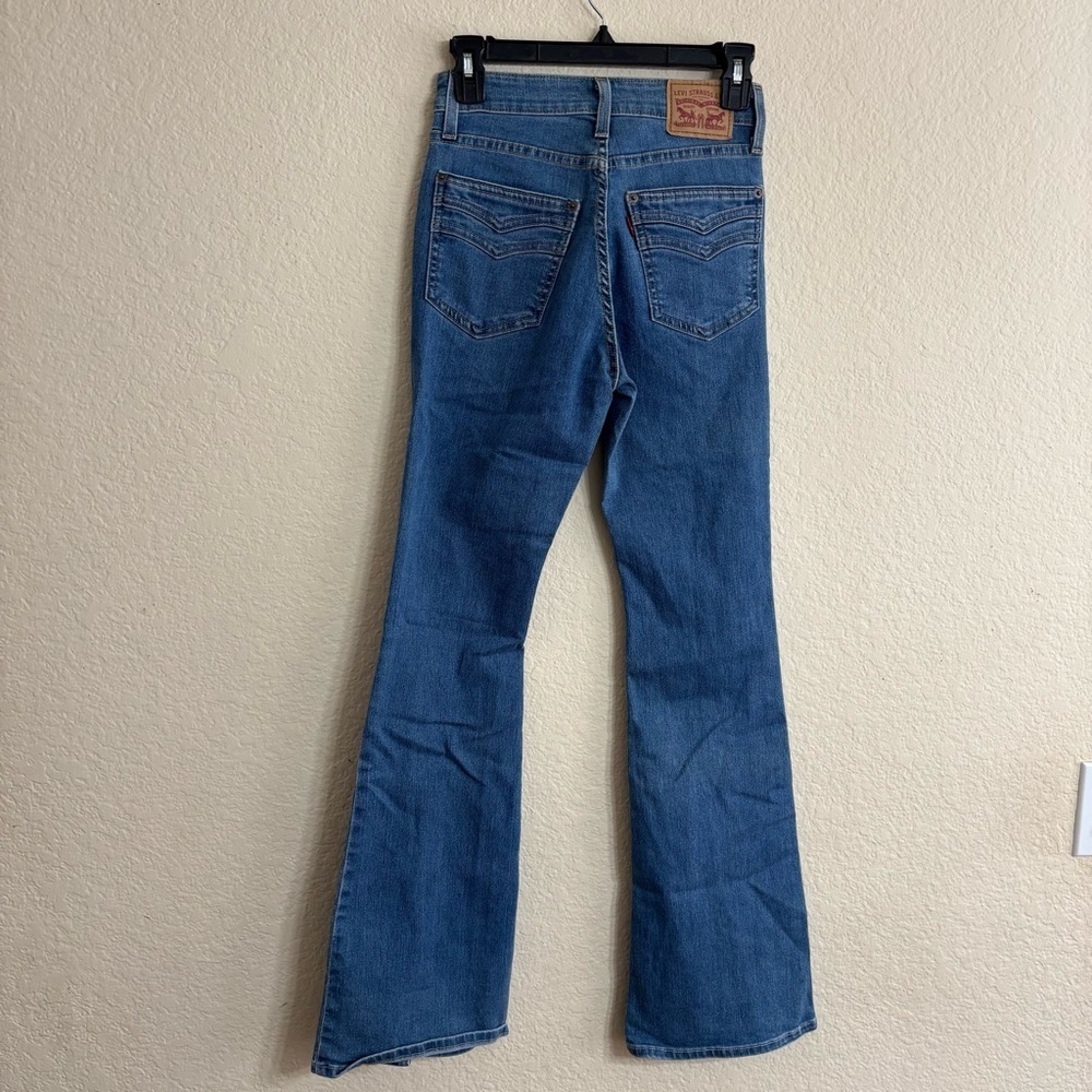 Levi's 726 Blue Flare Jeans Size 26 - Picture 3 of 13
